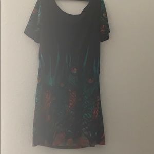 Forever 21 peacock beach cover up